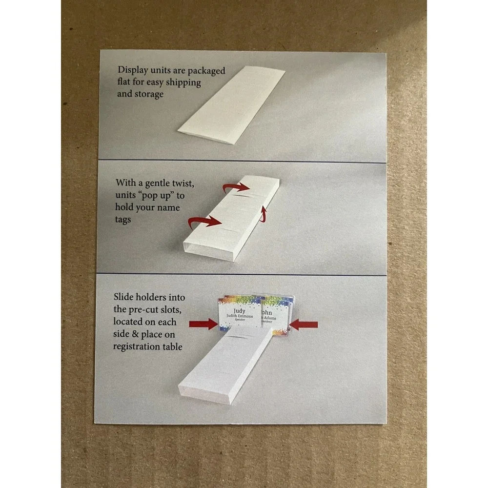 Name Tag Holder w/Clip-4